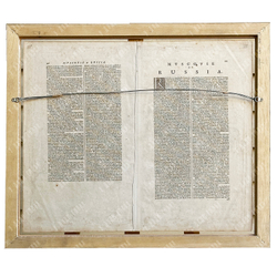Карта России «Novissima Russiae Tabula. Authore Isaaco Massa» по чертежу Исаака Массы. 1638