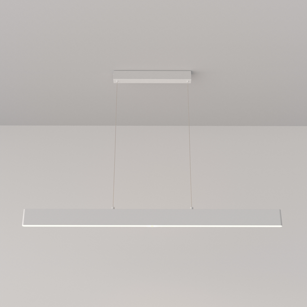 Подвесной светодиодный светильник Maytoni Step P010PL-L30W белый