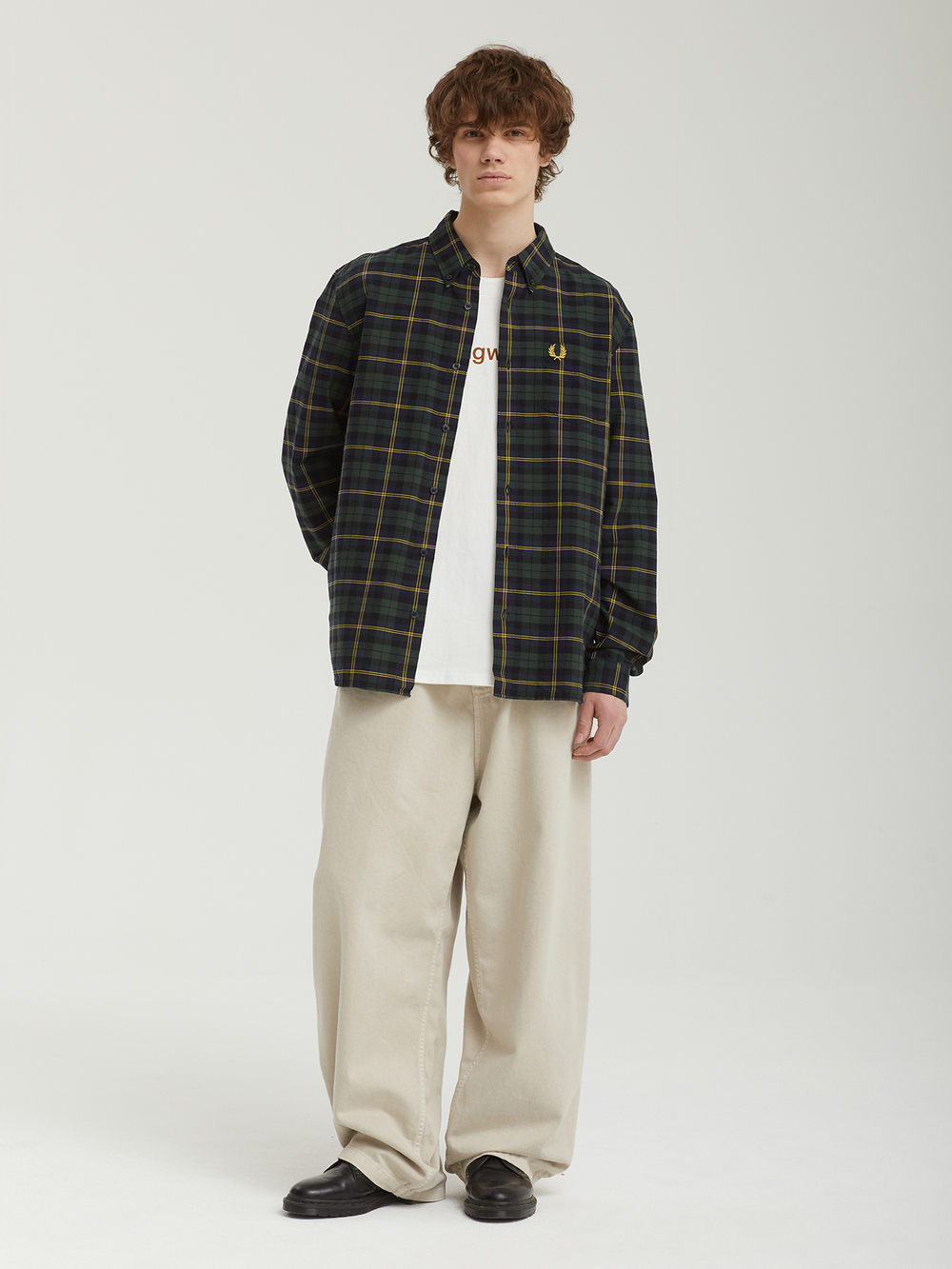 Мужская Рубашка Oxford Tartan