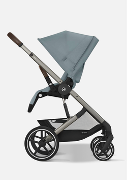 Cybex Детская коляска Balios S Lux BLK 2 в 1 цвет Stormy Blue