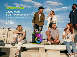 Караоке колонка Hopestar Party 130 с микрофоном мощный бас, стильный дизайн и полная свобода звука