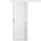 Цена на Одностворчатая дверь купе эмаль VFD Flitta Polar белая остеклённая Купить Одностворчатая дверь купе эмаль VFD Flitta Polar белая остеклённая