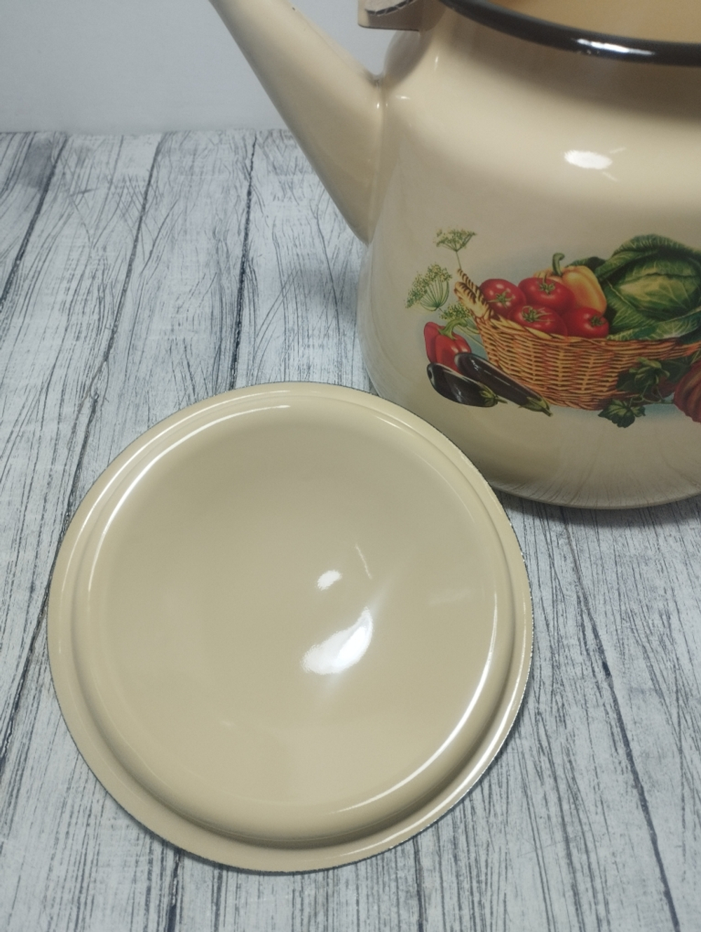 Чайник 3,5л с рисунком Урожай крем 1с26с