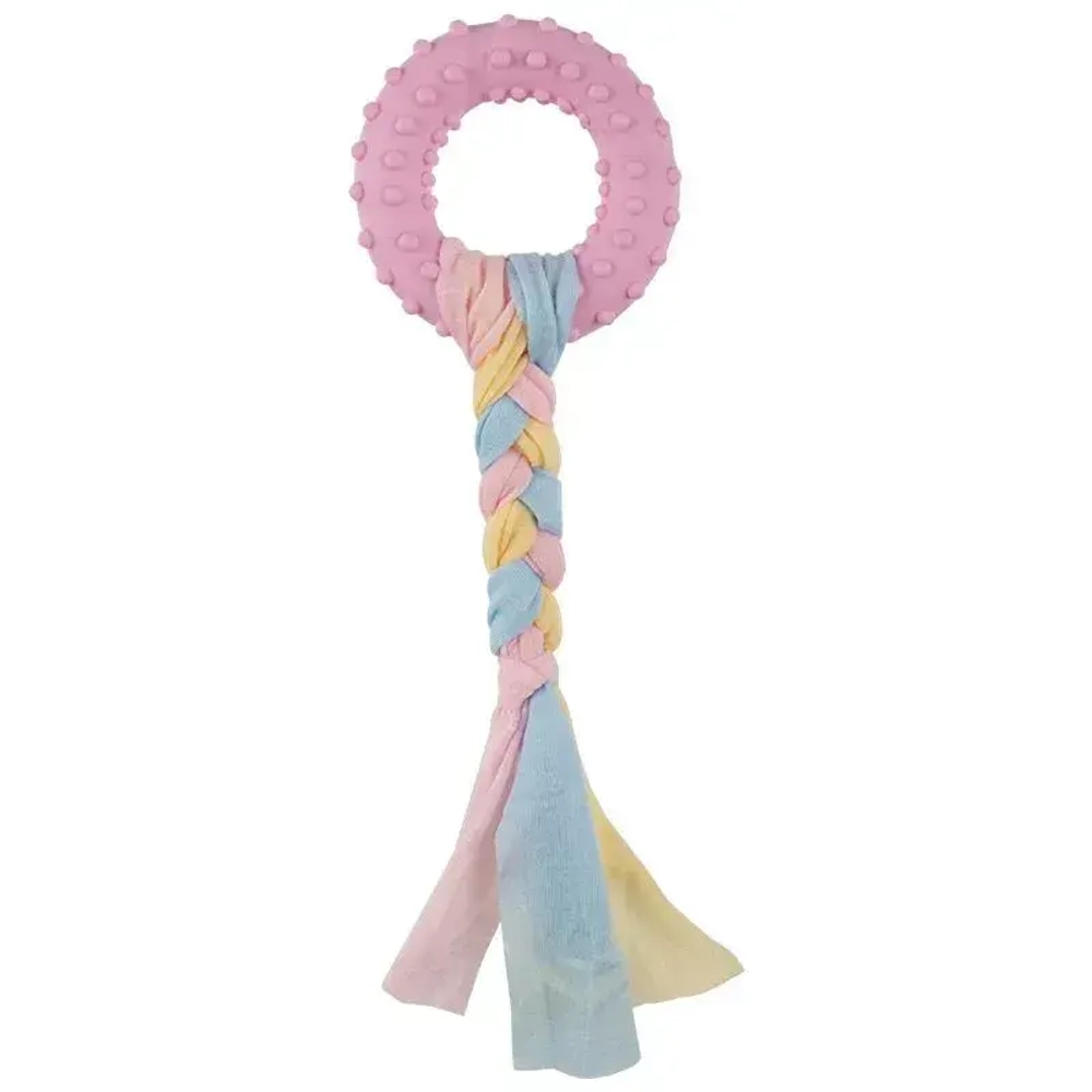 Веревочная игрушка-кольцо для щенков и мелких собак