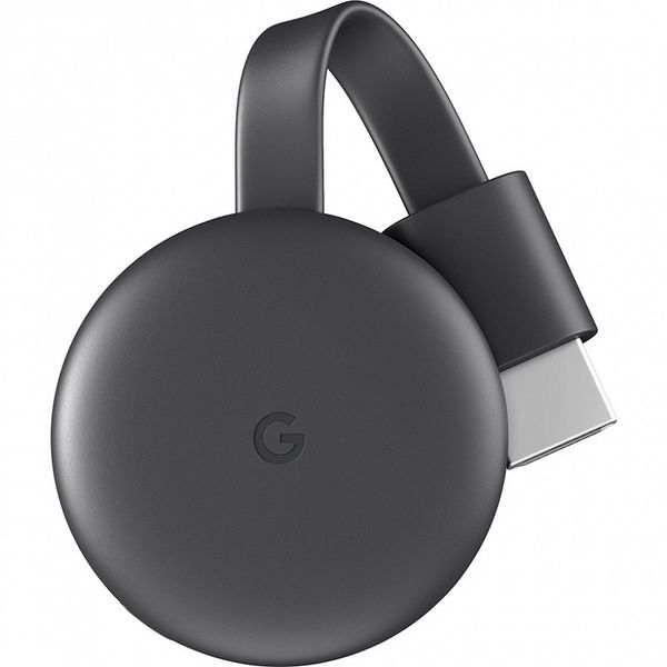 Медиаплеер Google Chromecast 2018 (Черный)