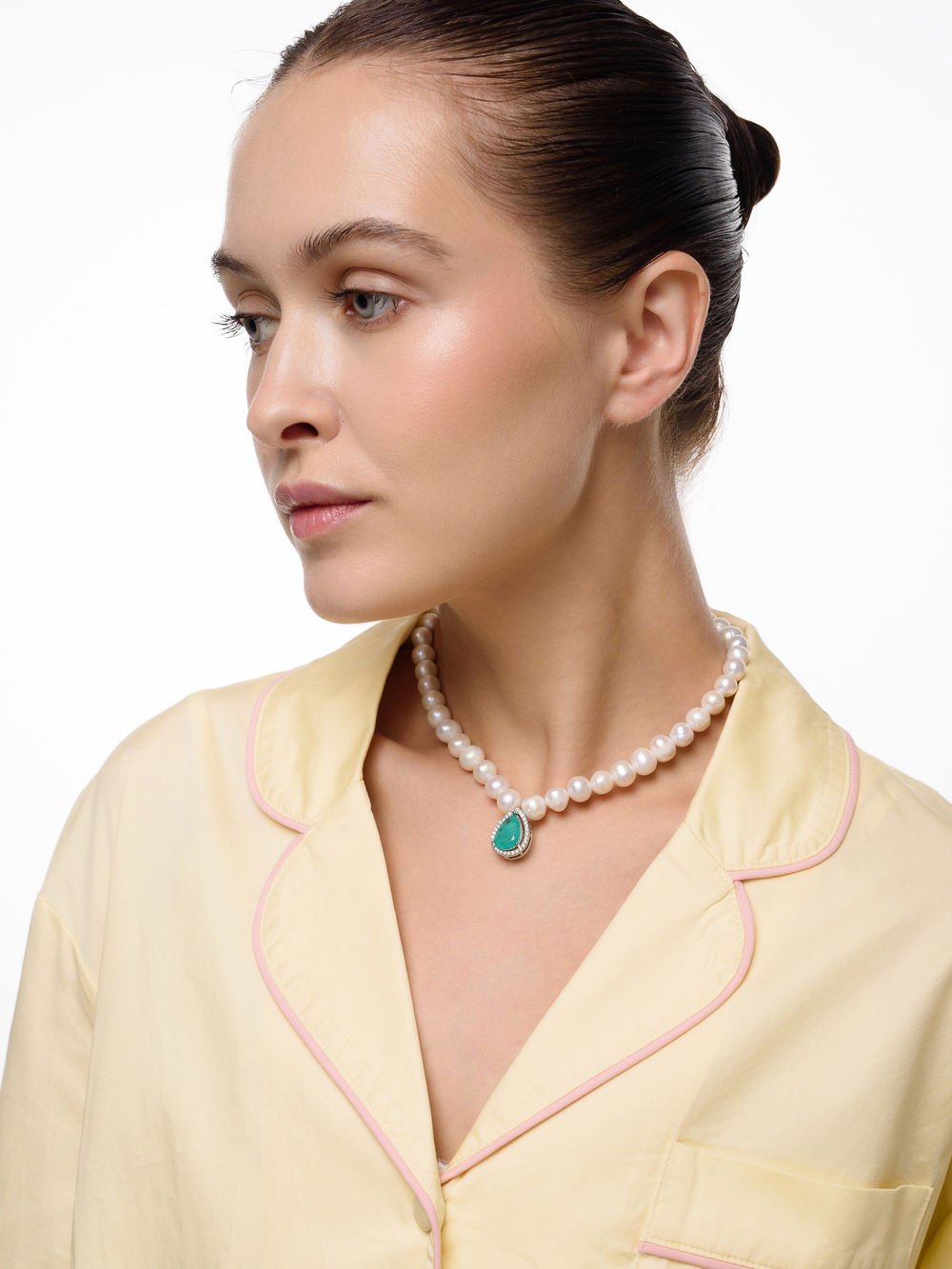 Колье "Constance Pearl" Green