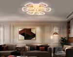 Потолочный светодиодный светильник с пультом FA2923 GD золото 138W 600*600*130 (ПДУ РАДИО 2.4)