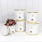 Коробка 22.5х19.5 см Набор 5 шт "Flowers For You" (Белый)