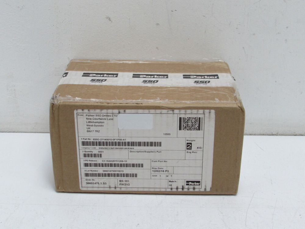 Parker 650G/007/230/F/00/DISP/UK/RS0/0