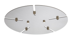 Универсальная потолочная база Crystal Lux D350-5 NICKEL