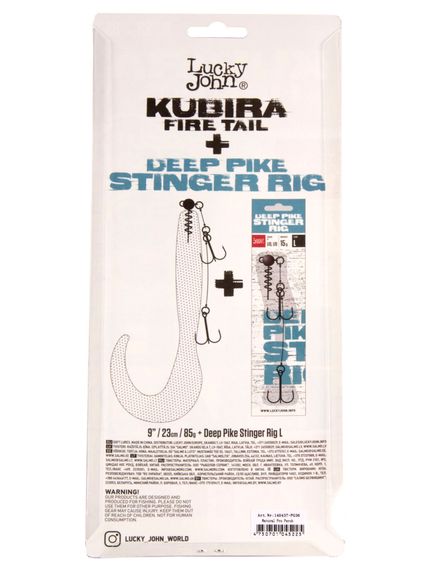 Твистеры LJ 3D BBS Series KUBIRA FIRE TAIL 9,0in (22,86)/PG36 1шт.