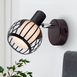 Светильник настенно-потолочный спот Rivoli Enio 7032-701 1 х E14 40 Вт поворотный уценка | Rivoli