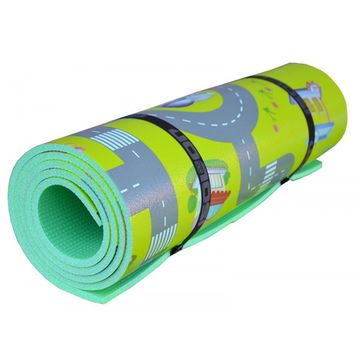 Коврик детский развивающий для йоги и фитнеса Isolon Decor Детство, 180х55х0,8 см