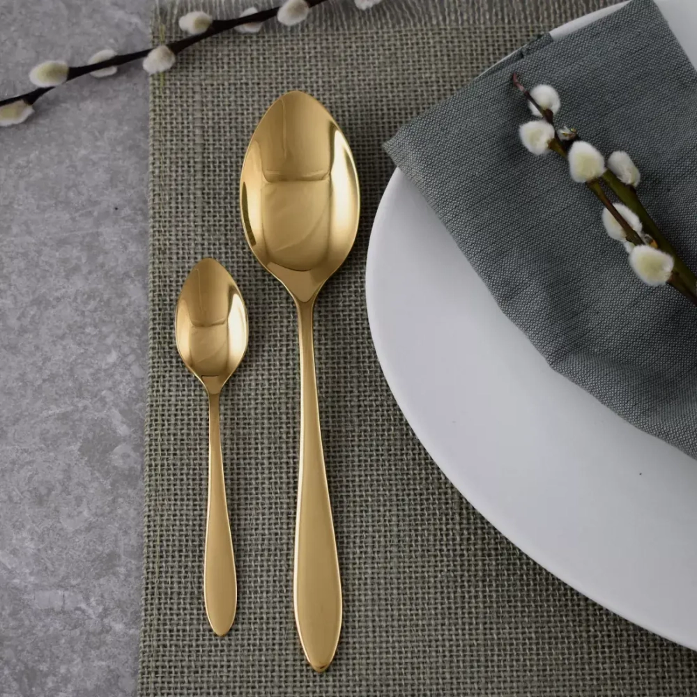 Набор столовых приборов 24 предмета на 6 персон Cristema Colombo золотой