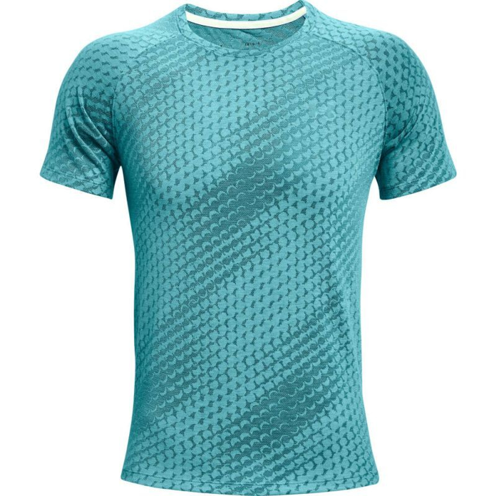 Футболка мужская теннисная Under Armour Men's Streaker Runclipse Short Sleeve - cosmos/reflective
