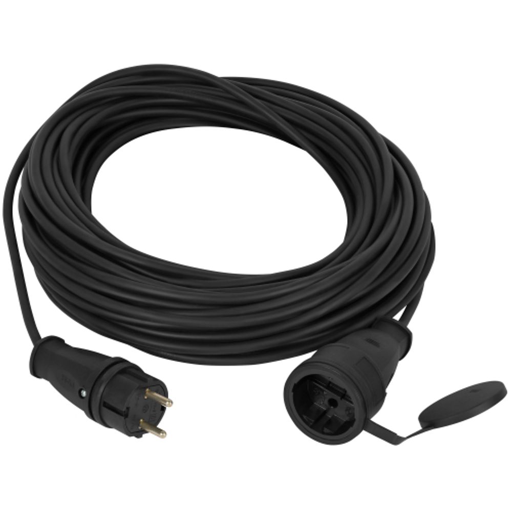 Удлинитель силовой ЭРА GREEN LINE BUH-KG-10m-2x2,5-IP44 в бухте 1 гнездо с крышкой 10м КГ 2x2.5мм2 IP44 | Силовые удлинители