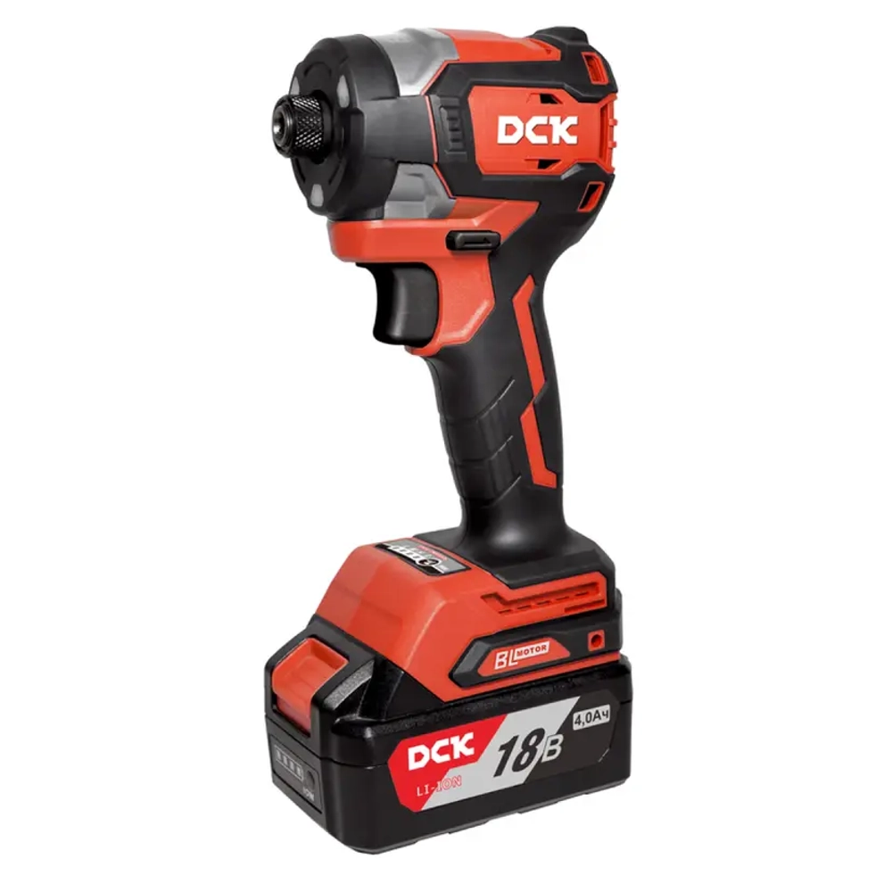 Винтоверт (импакт) аккумуляторный, бесшеточный KDPL208(TYPE EM) Дрель-шуруповерт аккум DCK KDPL208