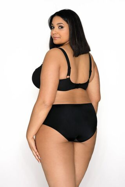 Трусы-слип Melanie с сеткой в горошек (Размер: 38) (Цвет: черный)