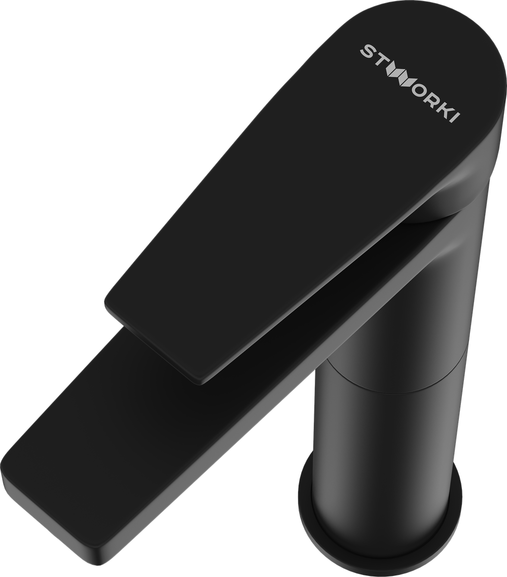 Смеситель для раковины STWORKI Берген S21020BK черный