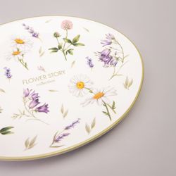 БЛЮДО ОВАЛЬНОЕ AGNESS "FLOWER STORY" 31,5*25,5*3 СМ (КОР=12ШТ.)