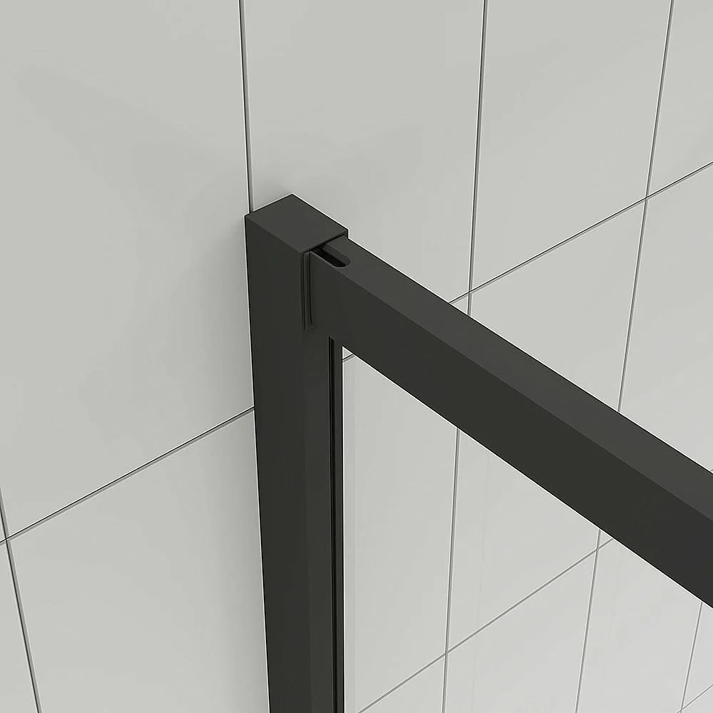 Душевой уголок Veconi Evo E3-B-12080-01-C9 120х80 стекло прозрачное/профиль черный матовый