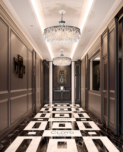 Люстра Cloyd CAPULETTI C6 / Ø50 см - хром (арт.11302)