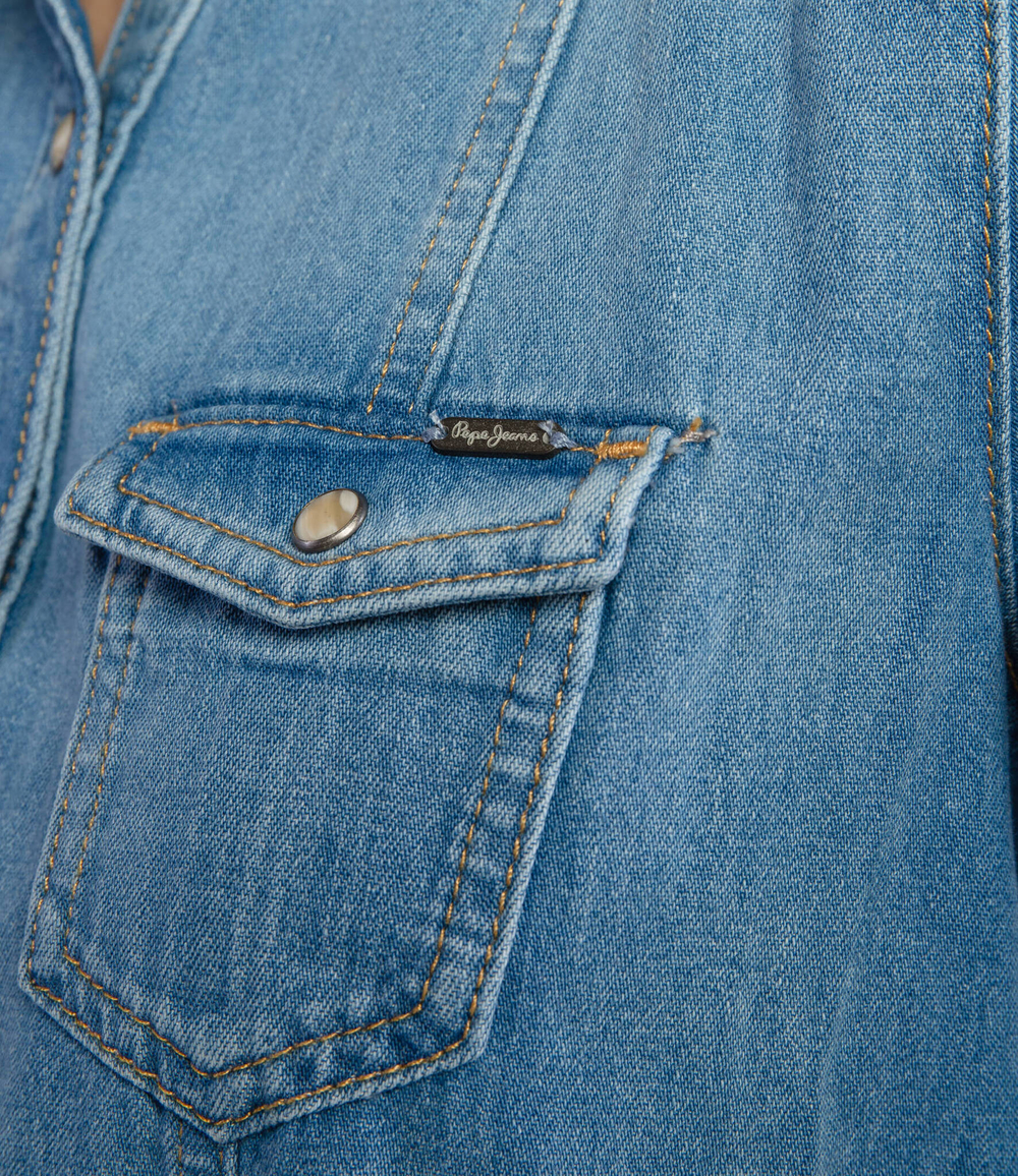 платье holly Pepe Jeans London - голубой(PL952962)