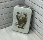 Коробочка подарочная металлическая 8×5.5 см