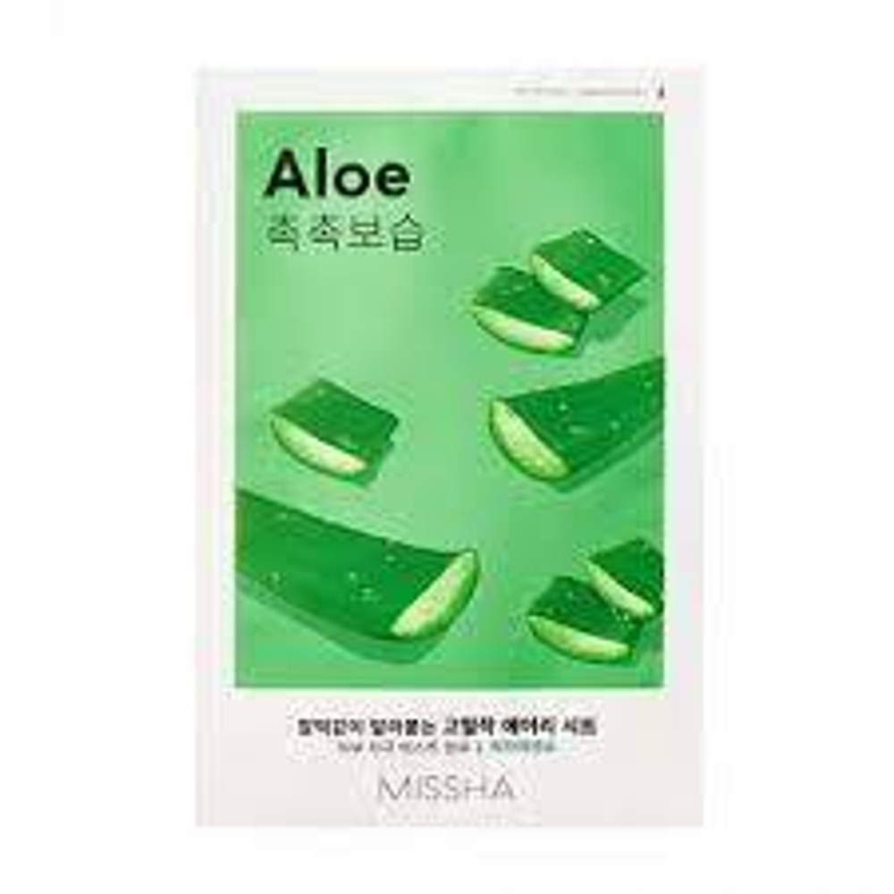 Тканевая маска с экстрактом алоэ MISSHA Airy Fit Sheet Mask Aloe