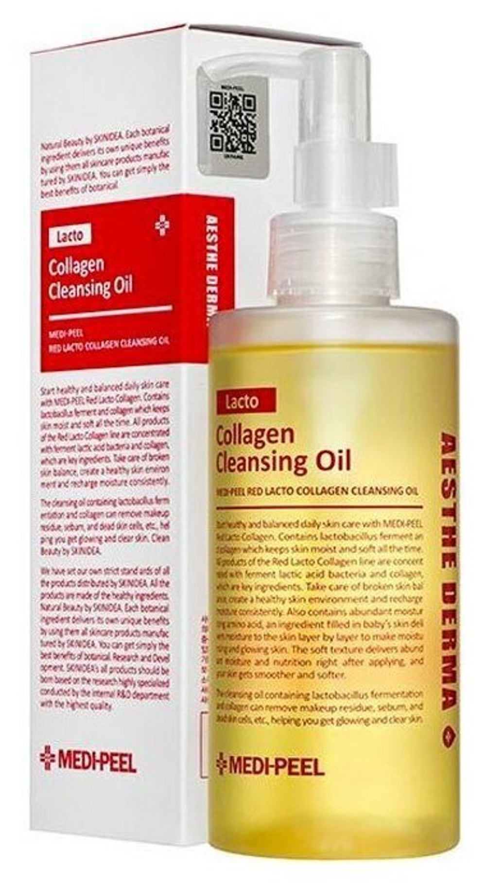MEDI-PEEL Гидрофильное масло с лактобактериями Red Lacto Collagen Cleansing Oil