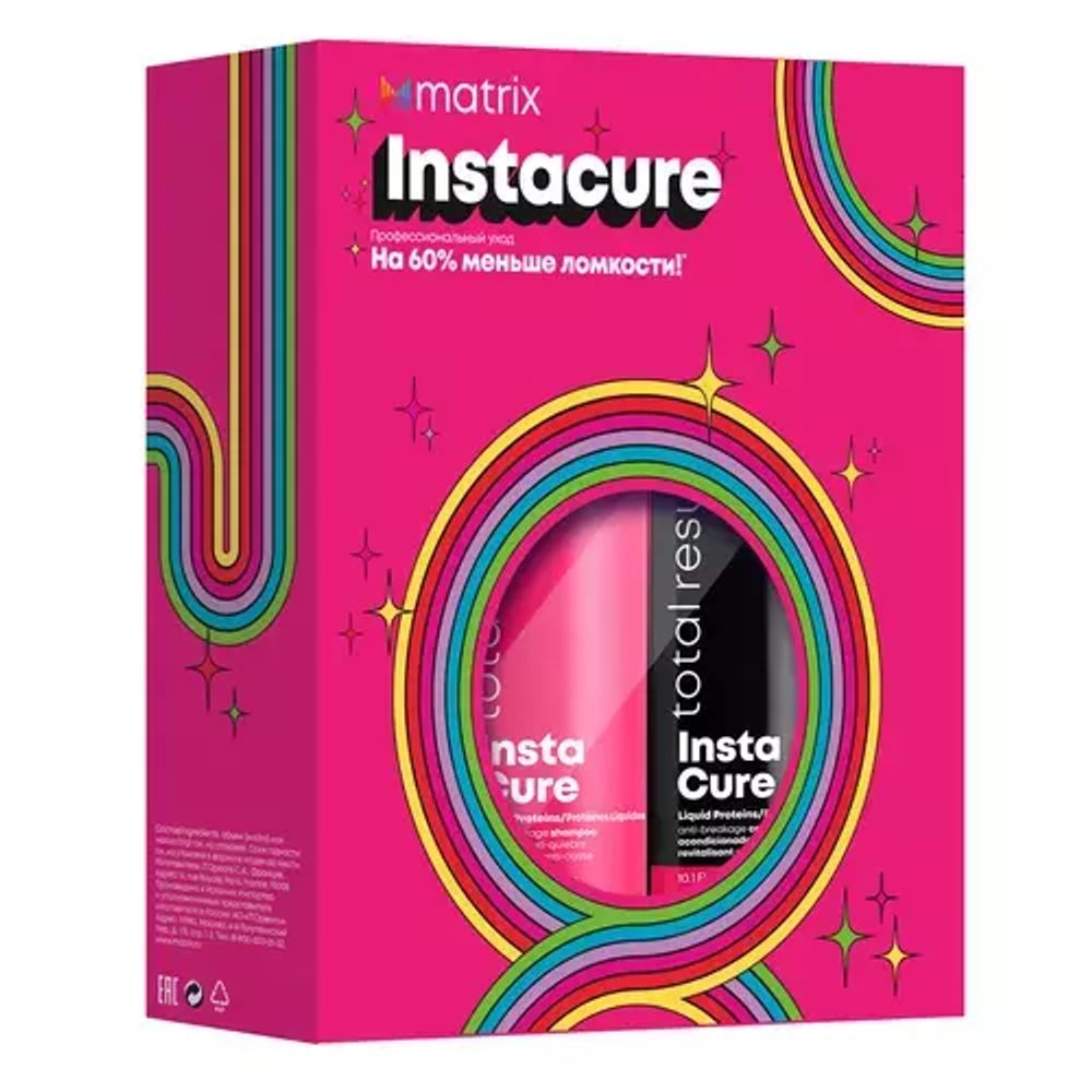 Matrix Instacure Набор Для Ухода За Волосами (Шампунь 300мл + Кондиционер 300мл)