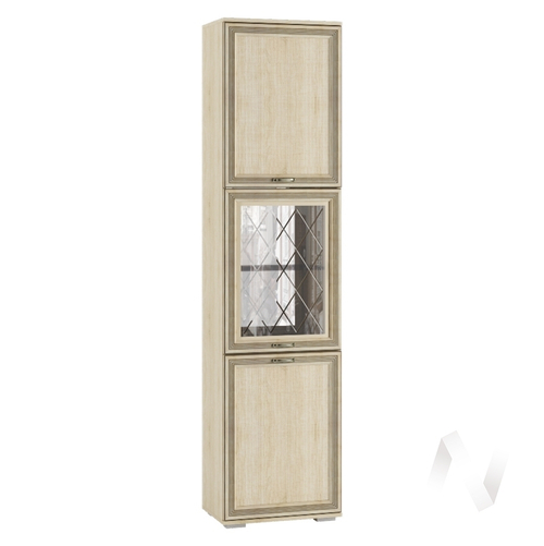 Пенал с витриной ЛШ-5 Гостиная Ливорно (дуб сонома)