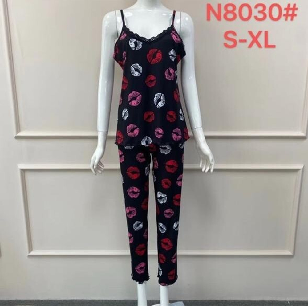 Пижама штаны+майка т/б 8030