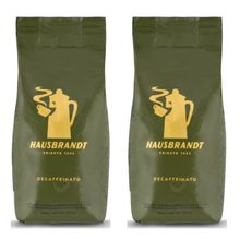 Кофе в зернах Hausbrandt Decaffeinato 1 кг, 2 шт
