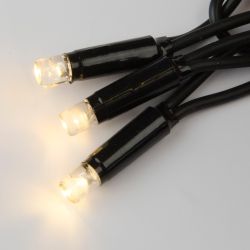 ULD-C3020-384-TBK WARM WHITE IP67 Занавес светодиодный с эффектом мерцания. 3х2м. Соединяемый. 384 светодиода. Теплый белый свет. Провод черный. TM Uniel