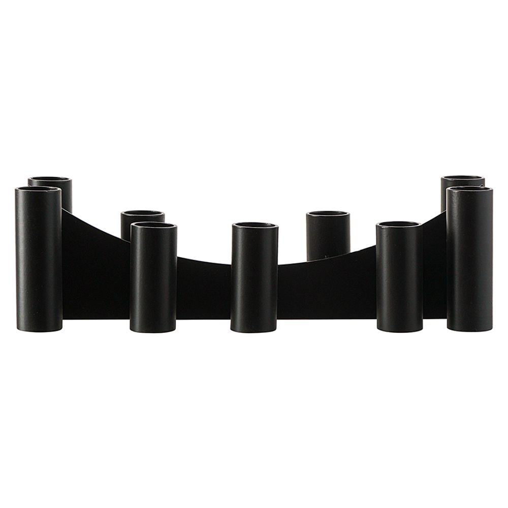 Подсвечник Bruks, 8 см, черный