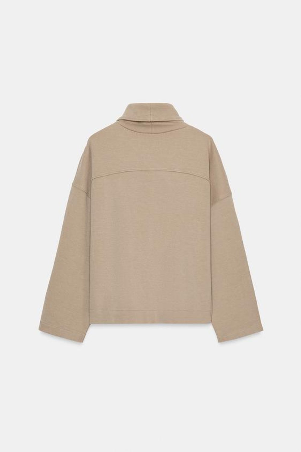 Свитшот из интерлока с эффектом «потертости» - ZARA
