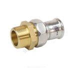Муфта разъемная сталь нерж AISI 316L Дн 15х1/2" Ру16 пресс/НР Inoxpres RM 184015002