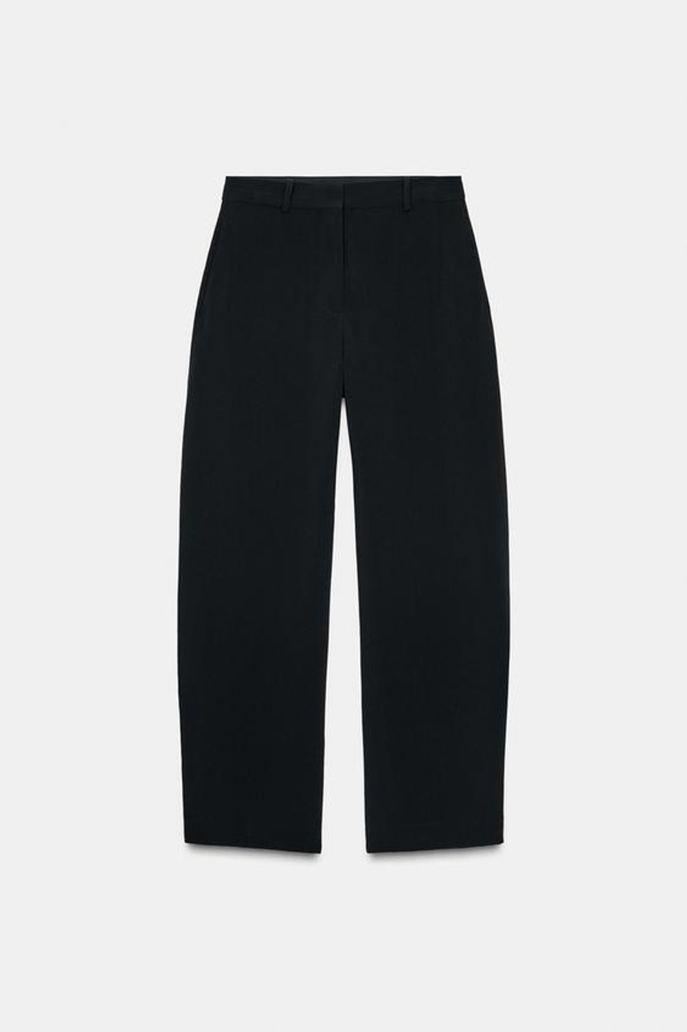 ZARA БРЮКИ БАЛЛОН С ПУГОВИЦАМИ — ZW COLLECTION, ЧЕРНЫЙ