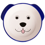 Миска Mr.Kranch керамическая для собак Мордочка собаки 180 мл синяя