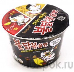 Лапша со вкусом острой курицы Samyang Hot chicken flavor, 105 гр