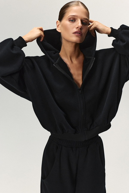 Толстовка на молнии Чёрный