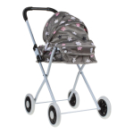 Коляска для куклы лежачая, пакет 918D-11