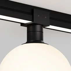Уличный трековый светильник Луна / Luna Elasity IP 3000К 9Вт 120° черный Outdoor o-tr01-1-s-9wb3k