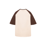 Футболка Called a Garment Kaybug "Cream + Сoffee Brown"