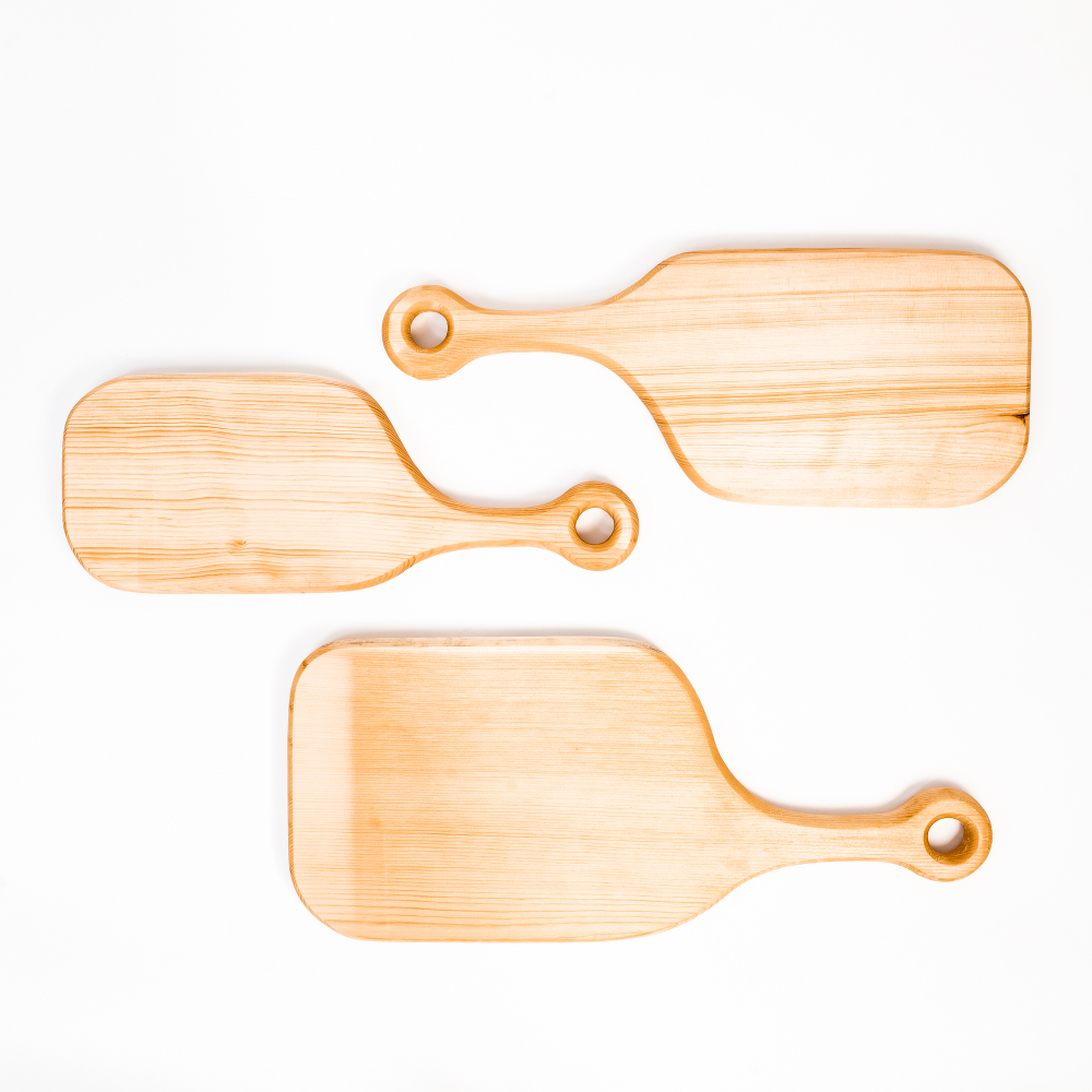 Деревянные разделочные доски 3 шт. из сибирского кедра RDN16