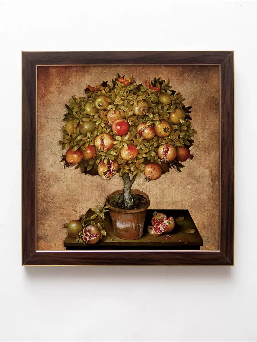 Картины на стену интерьерная на холсте 4 шт, 23*23 см