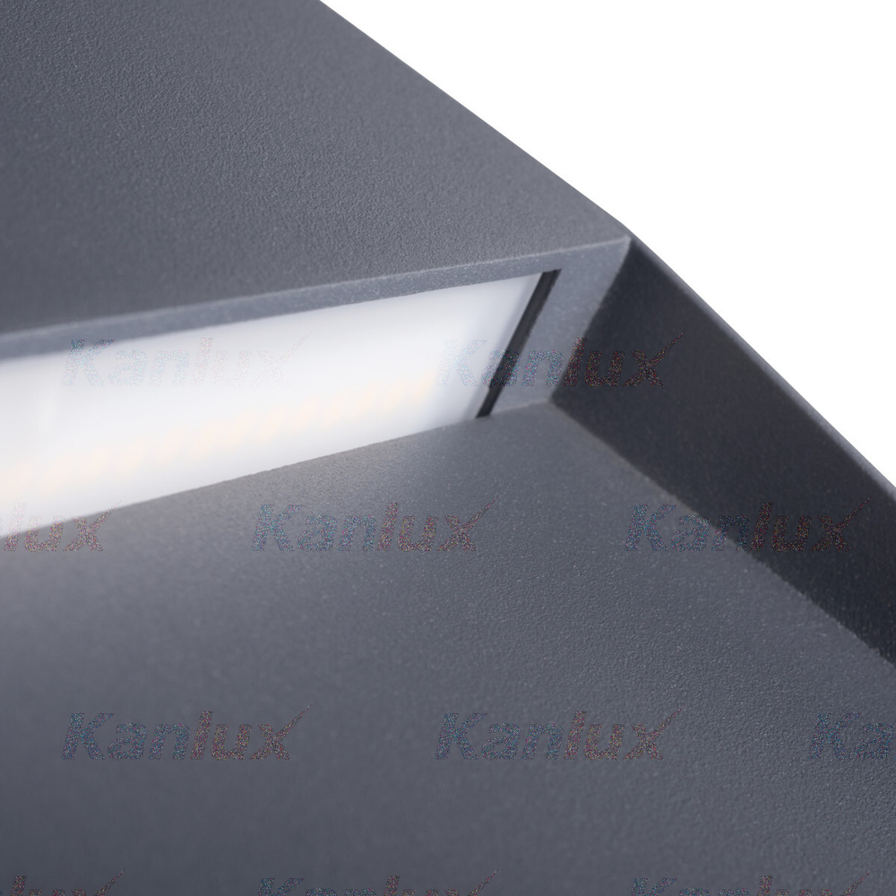 Настенный светильник для подсветки лестницы уличный DULI LED 6,5W 4000K L-GR