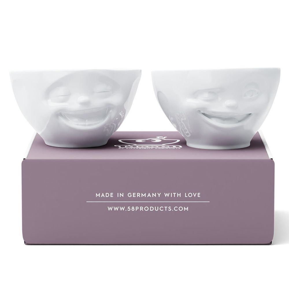 Набор чаш Laughing & Winking, 200 мл, белый, 2 шт.