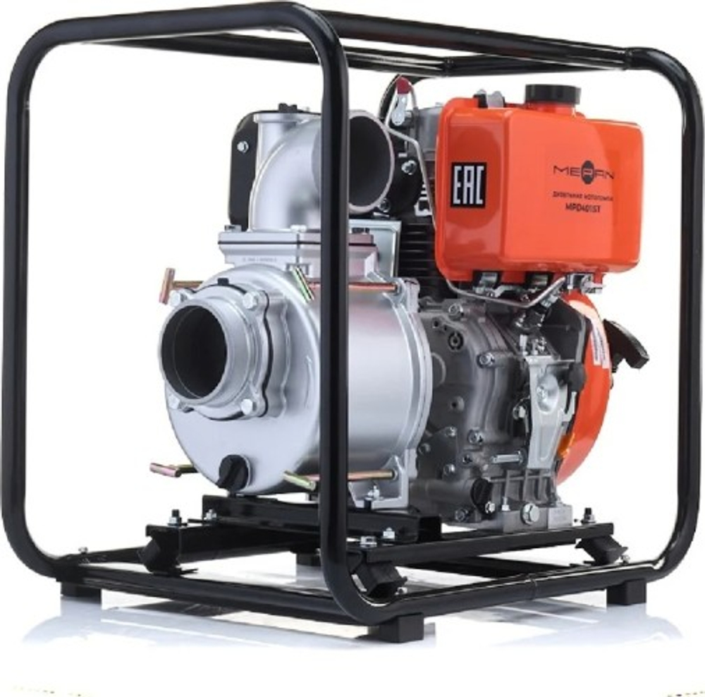Мотопомпа дизельная для грязной воды MERAN MPD401ST 100593665